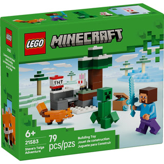 LEGO® Minecraft® Steve’s Taiga Adventure 21583