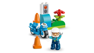 LEGO® DUPLO® Town Blue Police Motorcycle 10471
