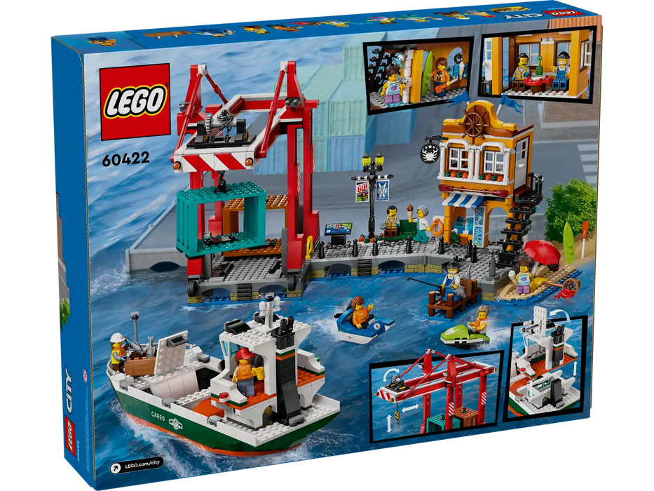 LEGO® City Seaside Harbor with Cargo Ship 60422 (Retired)