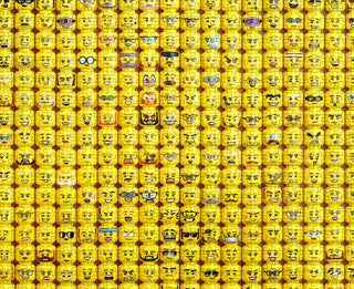 LEGO® Minifigure Faces 1,000-Piece Puzzle