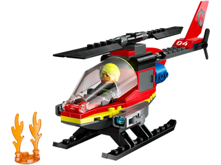 LEGO® City Fire Rescue Helicopter 60411