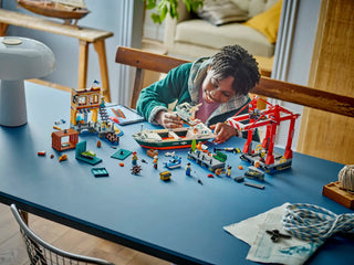 LEGO® City Seaside Harbor with Cargo Ship 60422 (Retired)