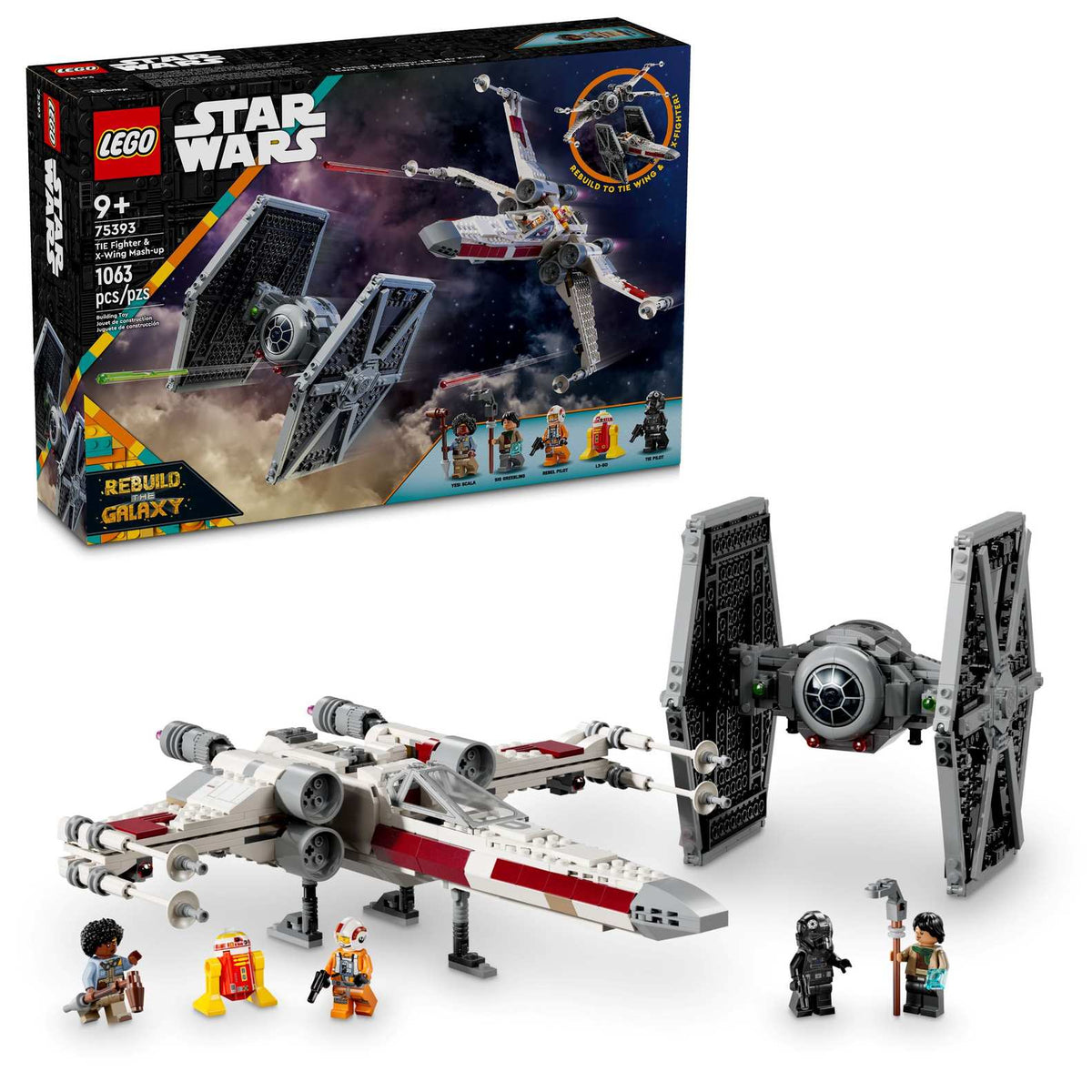 LEGO® Star Wars™ TIE Fighter & X-Wing Mash-Up 75393 (Retired)