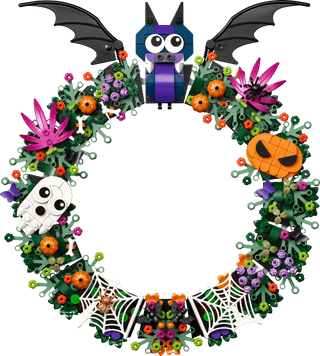 LEGO® Holiday Seasonal Halloween Wreath 40825