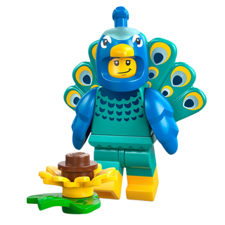 LEGO® Minifigures™ Animals Series 28 71051 - Peacock Costume Fan - Sealed LEGO® Minifigure Box