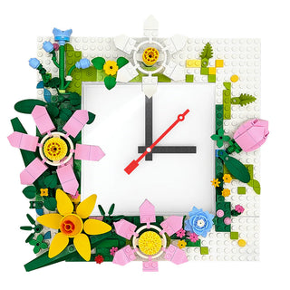 LEGO® Time by IQHK MOC Wall Clock 6x24 White (53771)